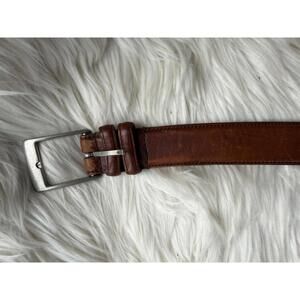Allen Edmonds Calfskin Brown Leather Belt Size 38 / 95
